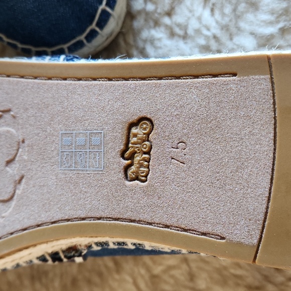 Adorable NWT IOB Coach Corrie Denim Espadrilles Slip-ons 💙 - Picture 12 of 16